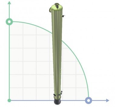 Columna de purificación final 1000.60 — BTS Engineering