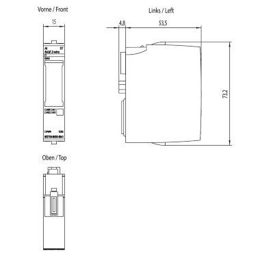 6ES7134-6HD01-0BA1 модуль аналового входа, AI 4X U/I — BTS Engineering