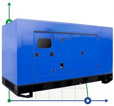 Przemysłowy generator diesla XHYW-200GF z ATS, silnik Weichai 250kVA, 200kW, 380V/50HZ typ zamknięty — BTS Engineering