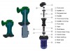 Bomba electrolito QHD-100SK, CFRETFE-11 kW, 1700 l/min, 35m, motor Kingdom фото 4 — BTS Engineering