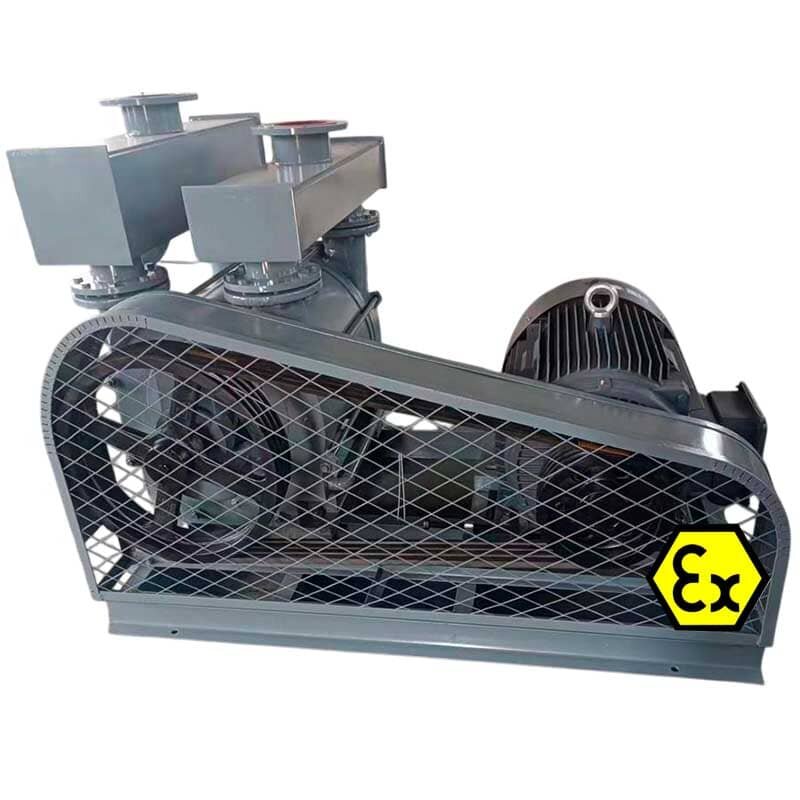 Vacuum pump for flammable gases 2BE1-152 with EX motor 18.5 kW, 3 phases, 380V, 50 Hz, belt connection, AISI 316 фото 1 &mdash; BTS Engineering