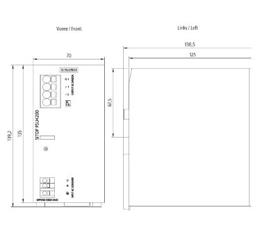 6EP3336-3SB00-0AX0 блок питания SITOP PSU4200 1AC 24 V/20 A — BTS Engineering