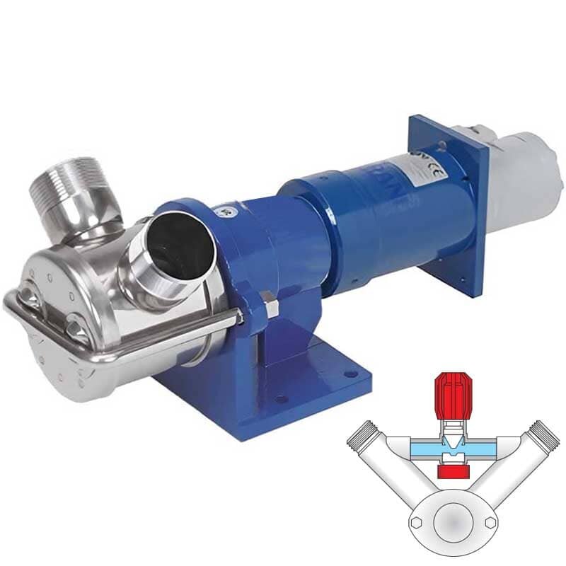 Імпелерний насос для перекачки гумового латексу LIVERANI MID MINOR 40 +BY-PASS NR 50cc 175-900 об/хв з гідроприводом фото 1 — BTS Engineering