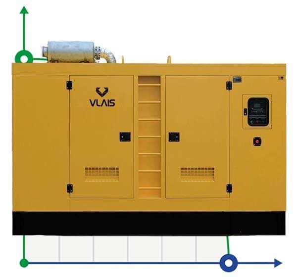 Generador diesel industrial VLAIS KDE-250T con ATS, motor Ricardo 250kVA, 200kW, 380V/50HZ tipo cerrado фото 1 — BTS Engineering