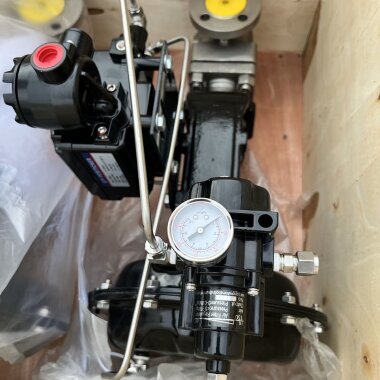 DN25 Vanne de régulation à commande pneumatique 10P11Y-DNx2516Z-L112C-C (corps CF8, siège SS304) avec positionneur YT-1000, entrée 4-20mA, Ex — BTS Engineering