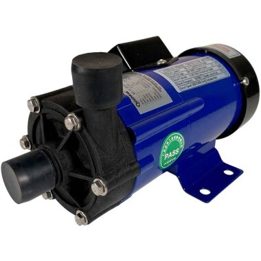 Pompe magnétique résistante aux acides MD-E-204-SSV-5V22AYS, CFRETFE, 37L/min, 4.5m, 220V — BTS Engineering