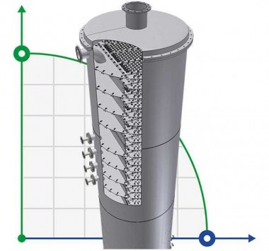 Plato de válvulas EDV® ADV® 1200 mm AISI 304 para plantas de bioetanol, alcohol — BTS Engineering