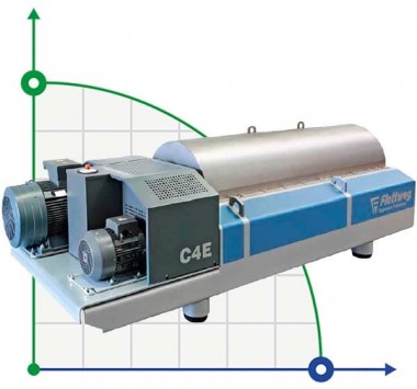 Wirówka dekantacyjna FLOTTWEG Decanter C4E-4/454 z SP3.11 — BTS Engineering