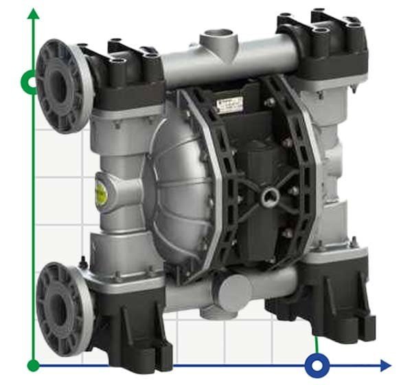 Bomba de membrana PHOENIX P700 ALU HYTREL+PTFE para laca, 700 l/min фото 1 — BTS Engineering
