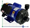 Насос химический MD-E-255SSV-5V22AYS, CFRETFE, 53L/min, 6.2m, 220V фото 1 — BTS Engineering