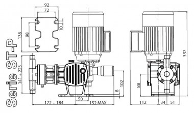 Плунжерный насос-дозатор ST-P AP 21/20 230/1/50 0,18 — BTS Engineering