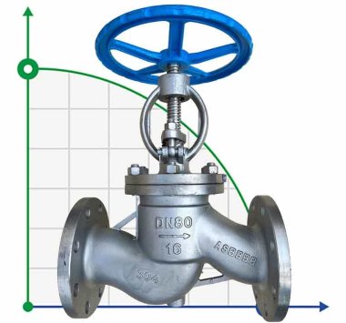 PN16 DN80 Zawór kołnierzowy ze stali nierdzewnej AISI 304, Seat AISI 304 — BTS Engineering