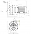 Pompe centrifuge horizontale MV 110, PP, VITON LIP, A фото 3 — BTS Engineering