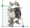 DP 10 SC/E - pneumatische Membranpumpe фото 1 — BTS Engineering
