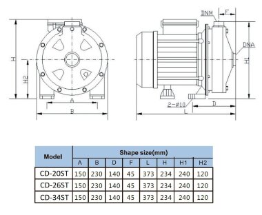 CD-20ST, AISI 304 насос нержавеющий для пива, бражки, сусла — BTS Engineering