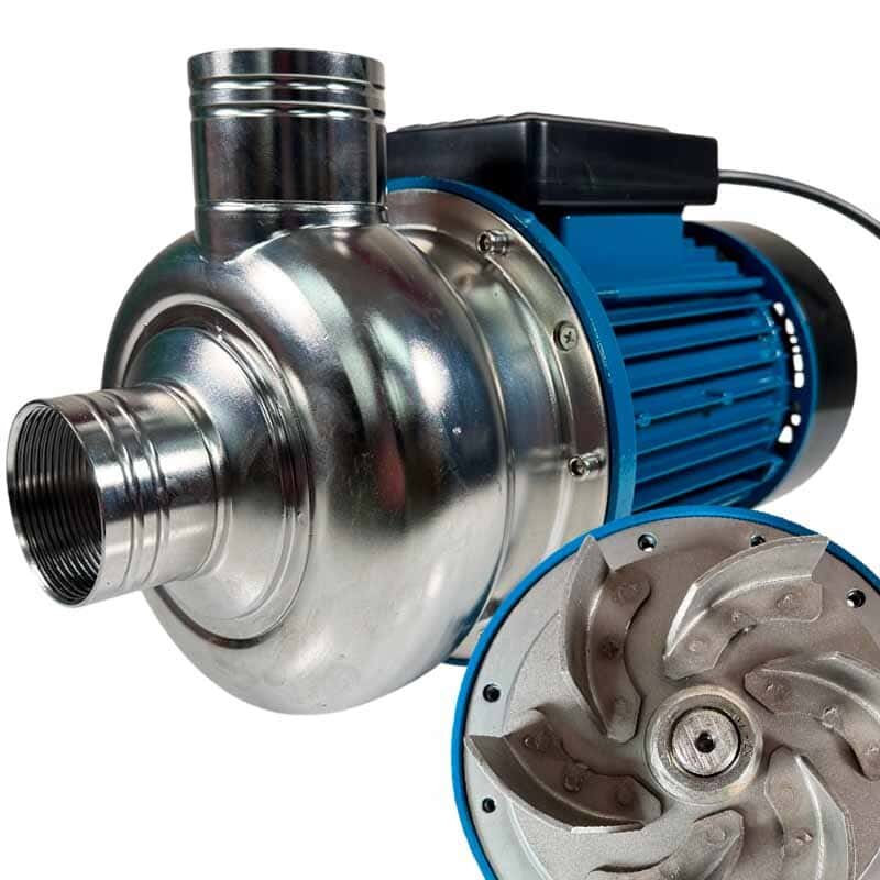 Pompe pour le pompage de kvas, jus, bière, lait TS200, 1,5 kW, AISI 304, 220 V/50 Hz, 2 900 tr/min avec roue ouverte фото 1 &mdash; BTS Engineering