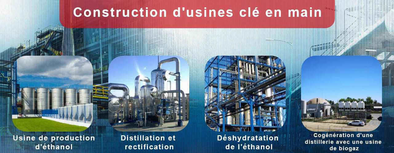 Construction d'usines de bioéthanol