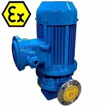 Explosion-proof pumps for distillery