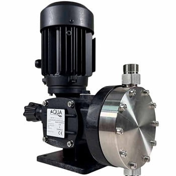 Diaphragm pump with electric drive