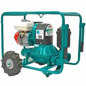 Diaphragm pump driven by an internal combustion engine