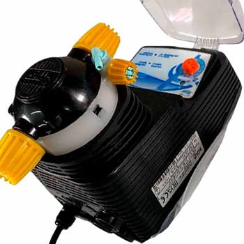 Diaphragm pump with electromagnetic drive, solenoid pump