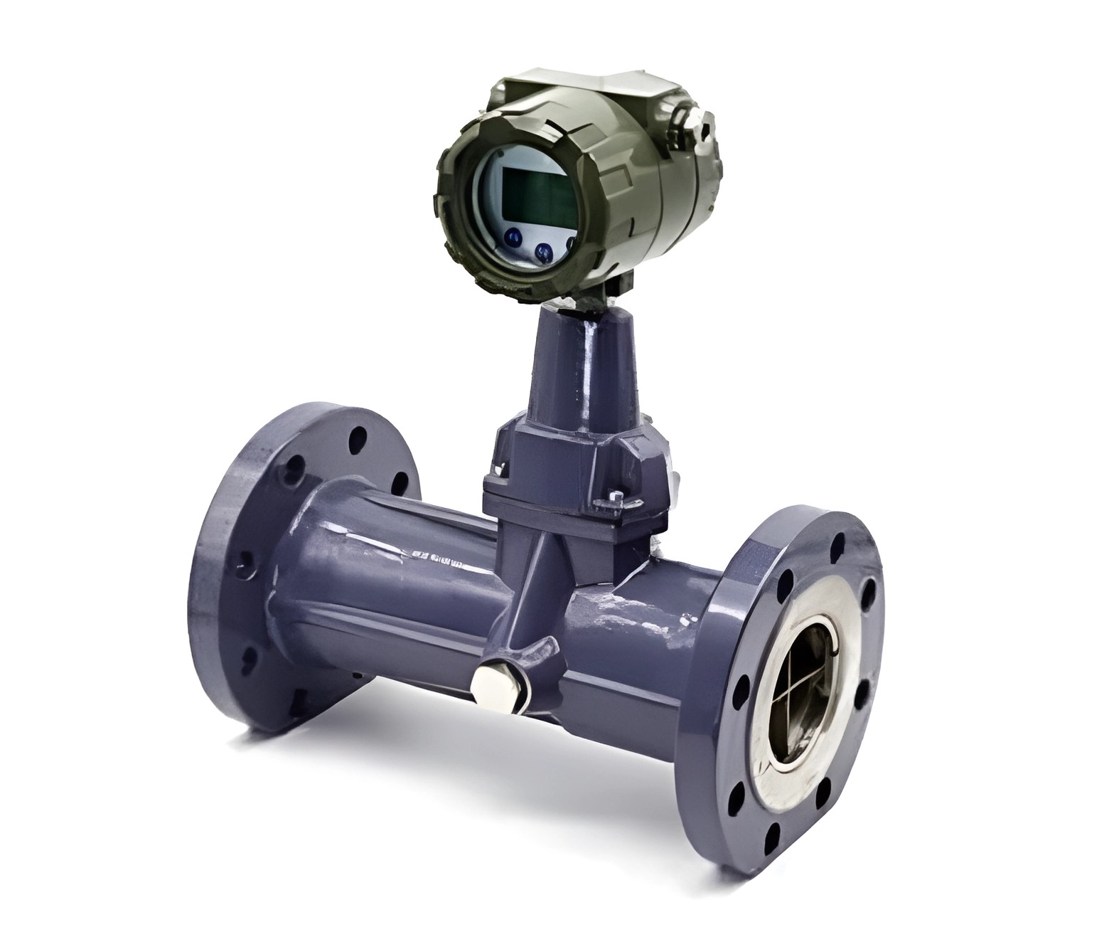 Precessionary vortex flow meter